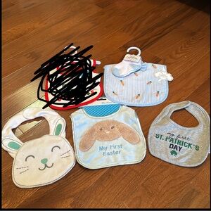 Brand new with tags or without tags my first bibs lot of 4